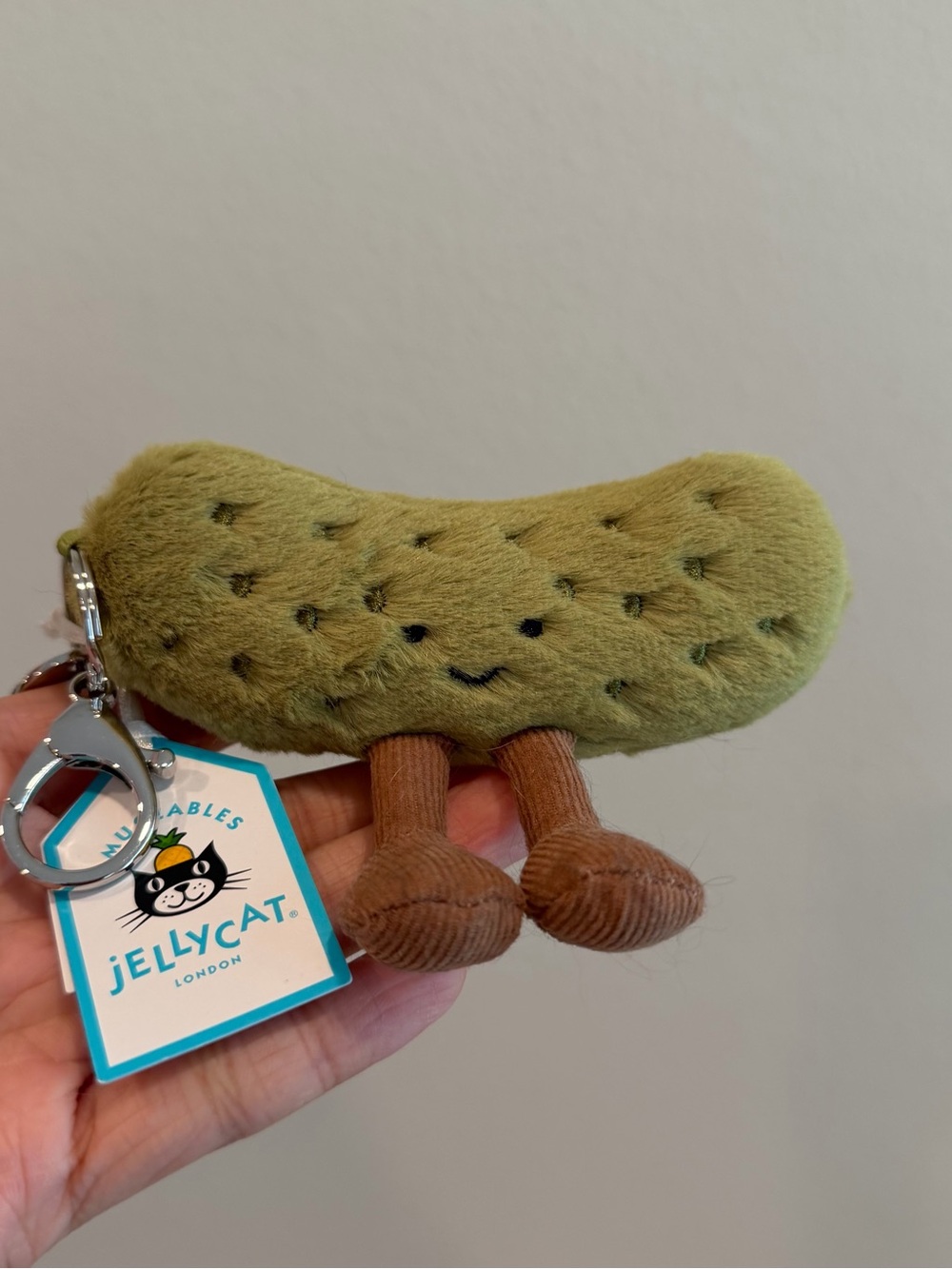 Jellycat Amuseables Pickle Bag Charm